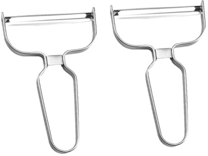 UTHCLO 2 piezas Pelador y Rallador Multifuncional para Verduras y Frutas Pelador Recto Ligero y Portátil para Zanahoria y Patata Utensilio de Cocina Ecológico y Fácil de Usar