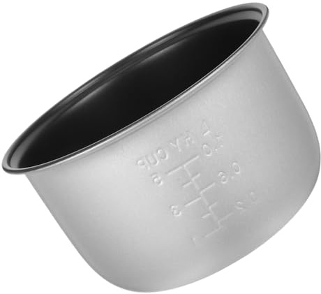 BIUDECO Repuesto de Olla Interior para Olla Arrocera Eléctrica Capacidad 2,0 Aleación Duradera Sartén Antiadherente para Cocinar Arroz y Sopas Domésticas