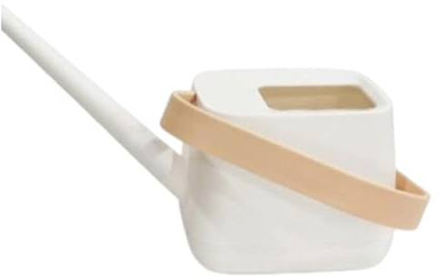LeeQinersw Annaffiatoio per Piante Annaffiatoio Giardino Ampio Beccuccio Impugnatura Antiscivolo capacità 17L Materiale Solido Adatto per Utilizzo Domestico Terr, Bianco