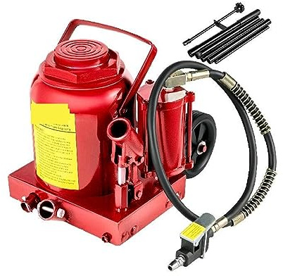 Pressa Idraulica, Martinetto idraulico for bottiglia da 50 tonnellate Portata 43 cm Altezza Max 220 PSI Pressione Strumento di riparazione auto Veicoli sollevamento Macchina for impieghi pesanti