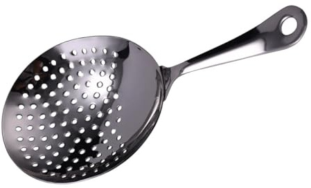 COHEALI Colino da Cocktail in Acciaio Inox 304 Filtro Fine e Finitura Nera, Utensile per Bar e Ristoranti per Preparazione Cocktail senza Polpa e Ghiaccio, Accessorio Ergonomico per Feste