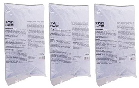 PROFILINE Blondierpulver - blau - staubfrei 500g 3 Stück