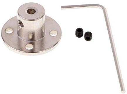 Flange Coupling, BE-TOOL 5 Set Rigid Flange Coupling Motor Guide Shaft Coupler Motor Connector for DIY Parts (12mm)