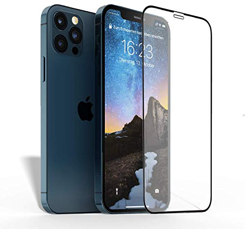 CELLBEE Kompatibel mit iPhone 12 Pro Max Panzerglas The Fusion Hüllen-Kompatibel, Premium Schutz-Folie, Notch Unsichtbar, Premium Displayschutzfolie, 2.5D Schutzfolie, Glas Panzerfolie