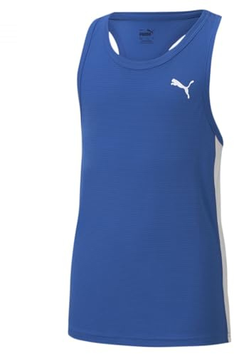 PUMA unisex - barn Cross The Line Singlet 20 Y Skjorta