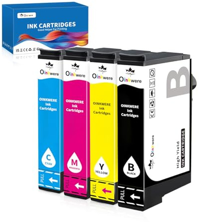 OINKWERE 604XL Druckerpatrone Kompatibel für Epson 604 XL Patronen Multipack für Expression Home XP-2200 XP-2205 XP-3200 XP-3205 XP-4200 XP-4205 WorkForce WF-2910DWF WF-2930 WF-2935 WF-2950 (4er-Pack)