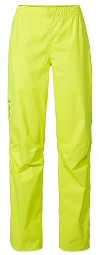 VAUDE Regenhose Damen Drop Pants II, wasserdichte Outdoorhose für Fahrrad, leichte Überhose, atmungsaktive Fahrradhose, schnell überziehbar