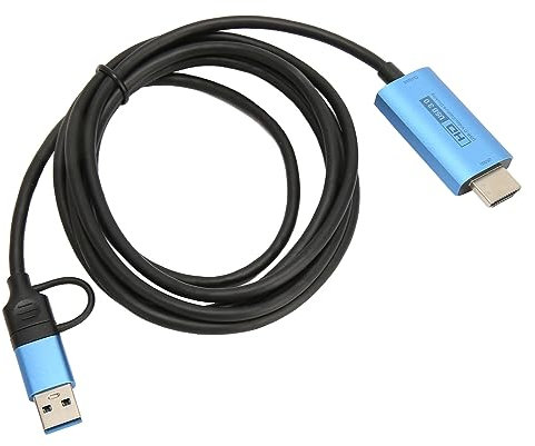 Capture Card, 4K HDMI to Type C USB3.0 Game Video Capture Card for Video Conference, 1080P 60FPS Audio Video Capture Card for Xbox One PS3 for PS5 for Switch (Z36C)