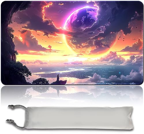 Board Game 60x35CM MTG Playmat + Free Waterproof Bag Compatible for OCG CCG RPG TCG MTG Playmat,Mouse pad Desk Mats (MTG 31 (6),No Zone)