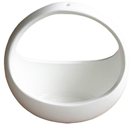 Wandbehang-Pflanzgefäß, Keramik-Hängevase, weiße Keramik, for den Haushalt, Wasserbepflanzung, Dekoration, Sukkulenten-Blumenbecken, Schmuck for Zuhause, Büro, Geschäft, Hydrokultur-Pflanzgefäß/889