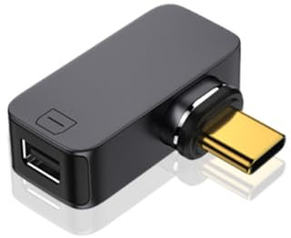 Wisoqu Adaptateur USB C vers Mini Displayport, prend en charge 4K à 60 Hz Type C vers Displayport adaptateur avec design magnétique, prise en alliage d'aluminium pour iOS 15 Galaxy S21 S23