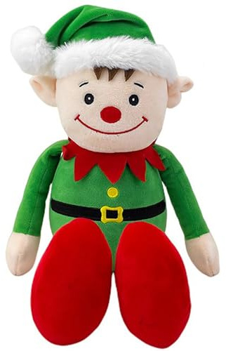 XineYuor Weihnachtself,Elf Kuscheltier Weihnachtself Figur Elfen Plüschtier Weihnachtsdeko Weihnachten Figuren Stofftier Weihnachten Ornament Dekoration Plüschtiere für Jungen Mädchen Kinder