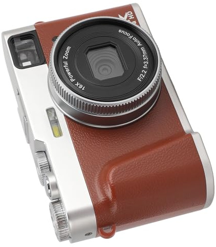 Appareil Photo Numérique 4K Ultra HD 48MP IPS, écran Autofocus, Caméra de pour Les Amateurs de Photographie (Prise UE)