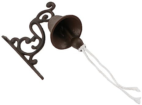 Yardenfun Einzigartiger Rustikaler Stil Manuelle Türklingel Gusseisen-türklingel Glockenspiel Schüttelnde Türklingel Für Nestglocke