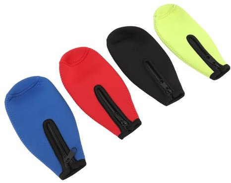 Zisemeil 4pcs Beer Bottle Insulator Sleeve Insulation Zip Up Bottle Jacket Thick Beer Bottle Cooler Cover For Home Party Outside