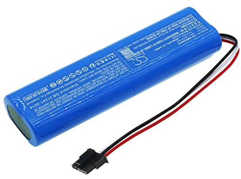 TECHTEK Battery 2600mAh compatible with [Haier] JX37 Sweeper, for [Proscenic] LDS M7, LDS M7 M6 Pro, M6 Pro, for [Xiaomi] Mi Robot Vacuum Mop P, Mijia 2, Mop 2S, 3C, SKV4109GL, STYTJ02YM, V-R FBA