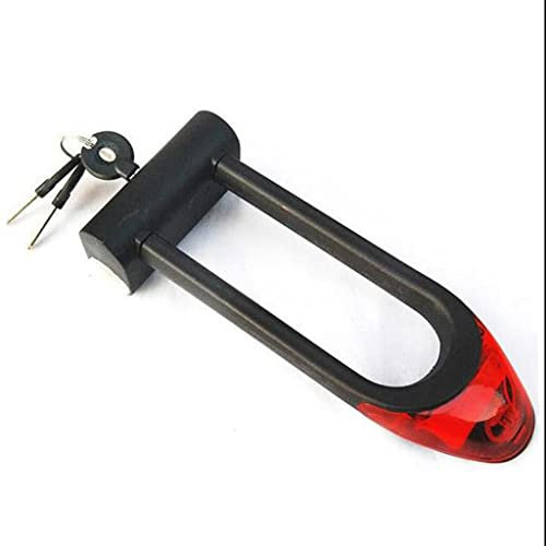 WZYYCV Bici Lock Candado En U para Bicicleta De Servicio Pesado, Candado En U para Bicicleta, Candado De Seguridad para Bicicleta De Acero, Candado De Seguridad para Bicicleta Y Motocicleta U Lock