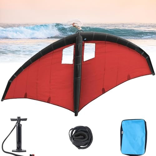 STWBHW Cerfs-Volants gonflables for Wing Surf, cerf-Volant à Foil portatif, Voile de Planche de Surf Portable, Wing Surf Gonflable, for Wind Wing Foil, Surf, Ski, Jeux Aquatiques