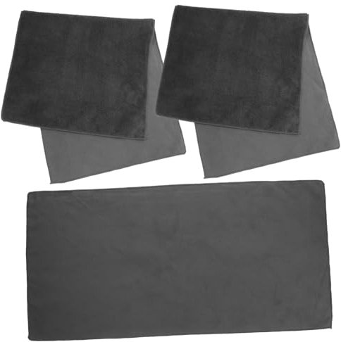 Mikinona 3 Pezzi Asciugamani per Lavaggio Microfibra da Panno Assorbente Doppia per Pulizia e Asciugatura Assorbe Perfettamente per Auto e Casa