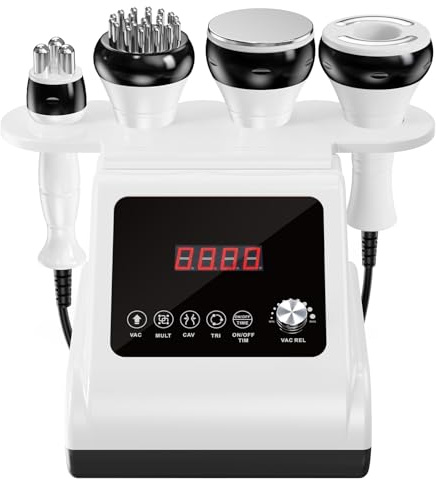 Qewher 4 in 1 Cellulite Massagegerät 40K Kavitation Radiofrequenz Gerät