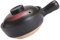 PRETYZOOM Cacerola de Barro Grande con Asa Olla de Cocción para Estufas de Gas para y Guisos Utensilio de Cocina Fabricada Arcilla de Color Negro con Rojos