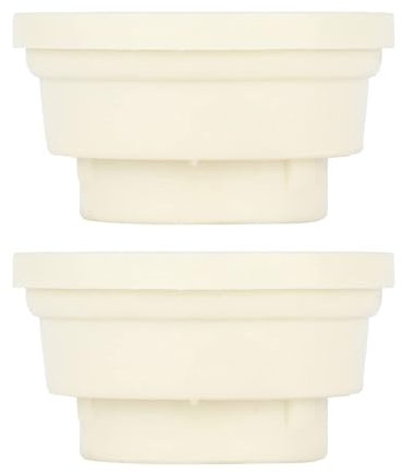 Tampon en Caoutchouc à échelle de Poudre - Protection de Pare-Chocs d'échelle de la Piscine | 2 Morceaux de Pots en Caoutchouc | Bouchon de à échelle de Poudre pour protéger la de l
