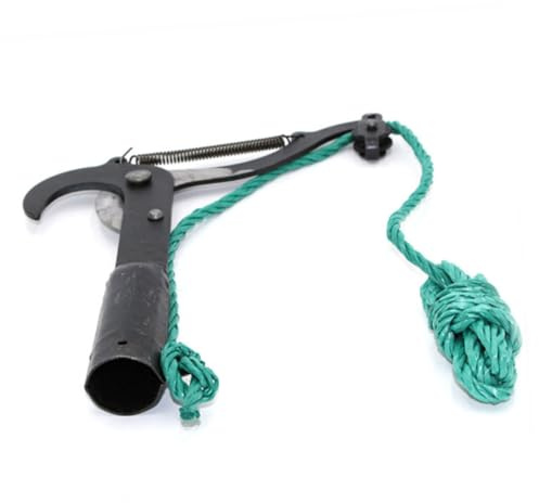 Milisten Sécateur de Jardin avec Corde et Poulie Outil Élagage Portable Ergonomique pour Plantes et Fleurs pour Jardiniers et Débutants