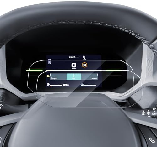 SKTU 2 Pièces Film de Protection pour Écran Compatible Dacia Duster 3 2024-2026 7, Film de Protection pour Cockpit Numérique, Anti-Rayure 6H et Résistant aux Chocs, Protège-Écran Accessoire Duster 3