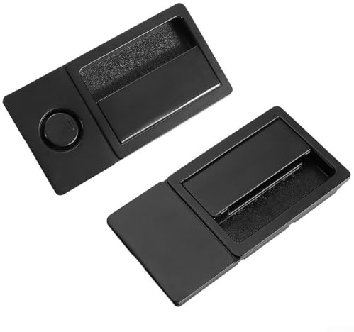 Serratura magnetica senza maniglie, montaggio a incasso, con meccanismo silenzioso push-pull, invisibile in lega di zinco, per interni, camera da letto o porte scorrevoli, moderna (grigio argento)