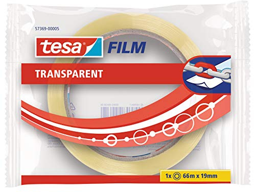 Tesa Tesafilm TRANSPARANT 66M x 19MM