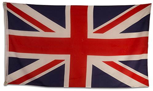 SCAMODA Bundes- und Länderflagge aus wetterfestem Material mit Metallösen, Outdoor Fahne & Flagge (Großbritannien) 150x90cm