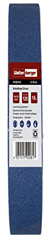 Woltersberger® 10 Zircon bandas de lija de tejido | Tamaño 40 x 760 mm | Grano P40 | Lijadora banda de papel de lija | acero inoxidable inoxidable de banda de tubo de metal