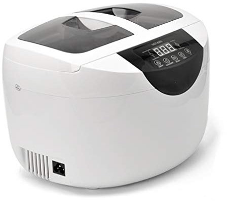 Douup Digital Ultrasonic Cleaner 2500ml/84.5 oz Large Capacity, Ultrasonic Glasses Cleaner 5 Levels Timer, 60° Heating Up Easy to Clean for Watches, Earrings, Fruits