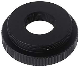 Objektivadapter aus Metall, für M12 auf C oder CS, Schwarz