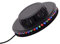 BRILONER - LED Partylicht mit Musiksensor, buntes RGB Licht, max. 3W, USB-Anschluss, Discolicht, Party Gadgets,Lichtrad, LED Licht, Partybeleuchtung, Deko Geburtstag, 12,5x3,8 cm, Schwarz