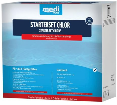 mediPOOL 5 in 1 Starter Set Chlor