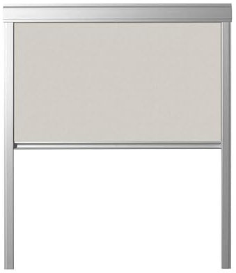 BAUBAY Verdunkelungs-Rollo FK06 | F06 | F6A | F6R für Dachfenster VELUX VELUX | BALIO | DAKSTRA | RoofLITE+ | SOLSTRO – Fast vollständige Verdunkelung | stufenlose Positionierung