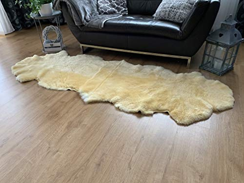 Piel de cordero relugan, agradable a la piel, piel de oveja densa, curtida en el procedimiento relugan, disponible en muchos tamaños y formas: como alfombra, manta, base en el cochecito.