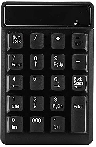 Niiyen Tastierino numerico Bluetooth, Tastiera portatile per computer Tastierino numerico Bluetooth a 19 tasti Connessione 10 m 10 milioni di clic