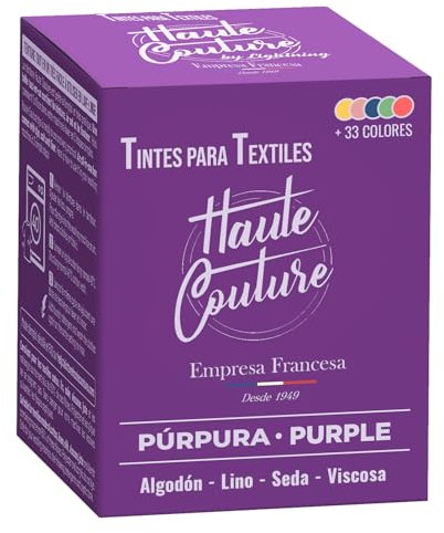 Haute Couture Textilfarbe – 350g – Violett - Alles-in-Einem – Fertig zur Anwendung für Kleidung und Stoffe