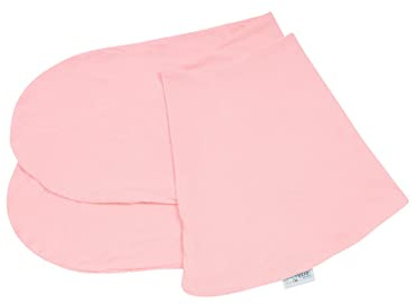 pic Bear Ersatzbezug für Stillkissen - hochwertige anschmiegsame Jersey Baumwolle für Lagerungskissen - Seitenschläferkissen - 194 cm Premium - Uni Rosa