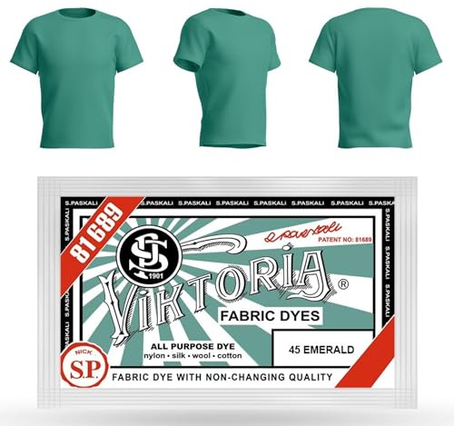 Viktoria Textile Dye (58 Colours) – Dyeing Textiles Black Blue etc., Jeans Colour, Colour for Clothing, Fabric Dying, Textile Dying, Fabric Dye, Machine Colour