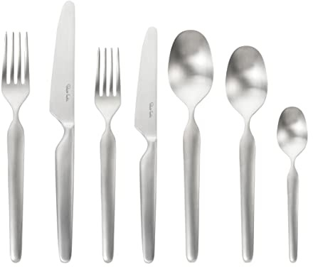 Robert Welch Bergen Satin, 7 Piece Cutlery Place Setting. Made from Stainless Steel. Dishwasher Safe.