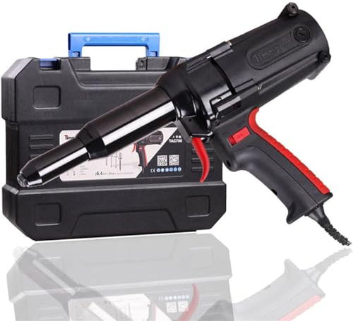 DPDZSW Pistola De Remache Eléctrica, Pistolas para Tuercas Remachadoras Eléctricas Automáticas Profesionales, Herramientas Remachadoras con Llave, para Remaches, Tuercas Remachadoras