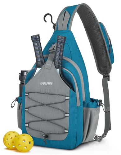 G4Free Tn23b269 Bolsa de Tenis, Azul petróleo, L Unisex Adulto