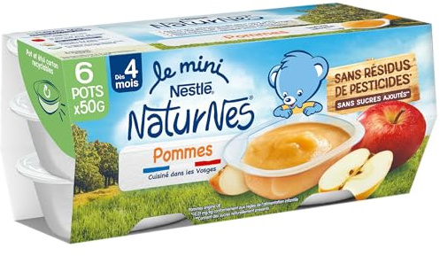 NESTLÉ BÉBÉ - MINI POMMES DES 4-6 MOIS 6x50g