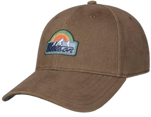 Stetson Mountain Cap Baseballcap Herren Alle Jahreszeiten Baumwolle braun One Size