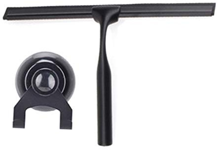 BHFYOB Stainless Steel Shower Squeegee Window Wiper Cleaner with Suction Hook Bathroom