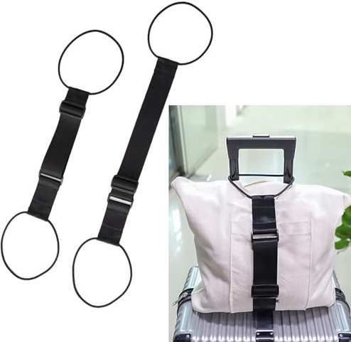 Correa Equipaje Elastica,Correa Maleta fácil de Viajar (2pcs)