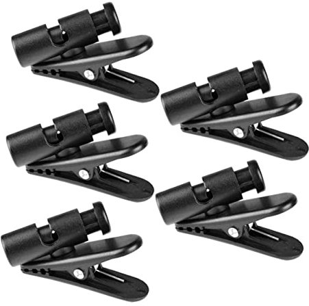 KICHOUSE 5piezas Clip para Cable Pinzas para Micrófono Cable para Auriculares Pinzas para De Alambre Uso para Oficina Clip De Organizador
